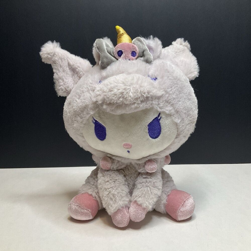 GUND Sanrio Kuromi Unicorn Plush Toy Stuffed Animal Doll Toy 6"